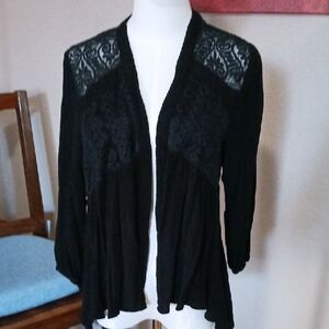 Knox Rose Black Lace XS Cardigan